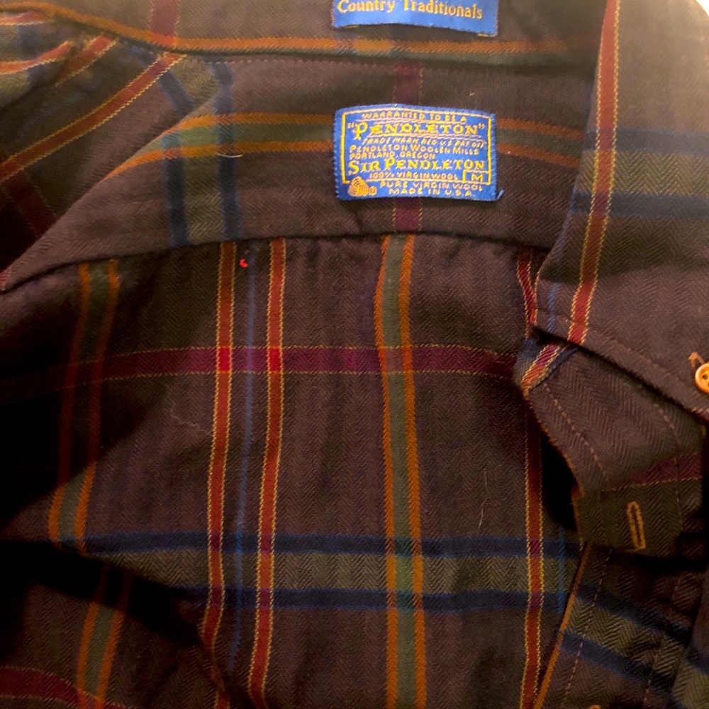 Vintage Wool Pendleton Button Down Shirt